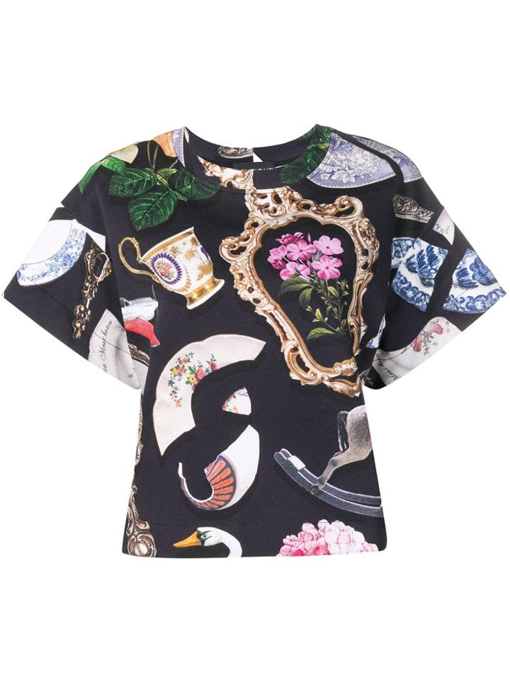 Boutique Moschino Printed T-shirt - Black