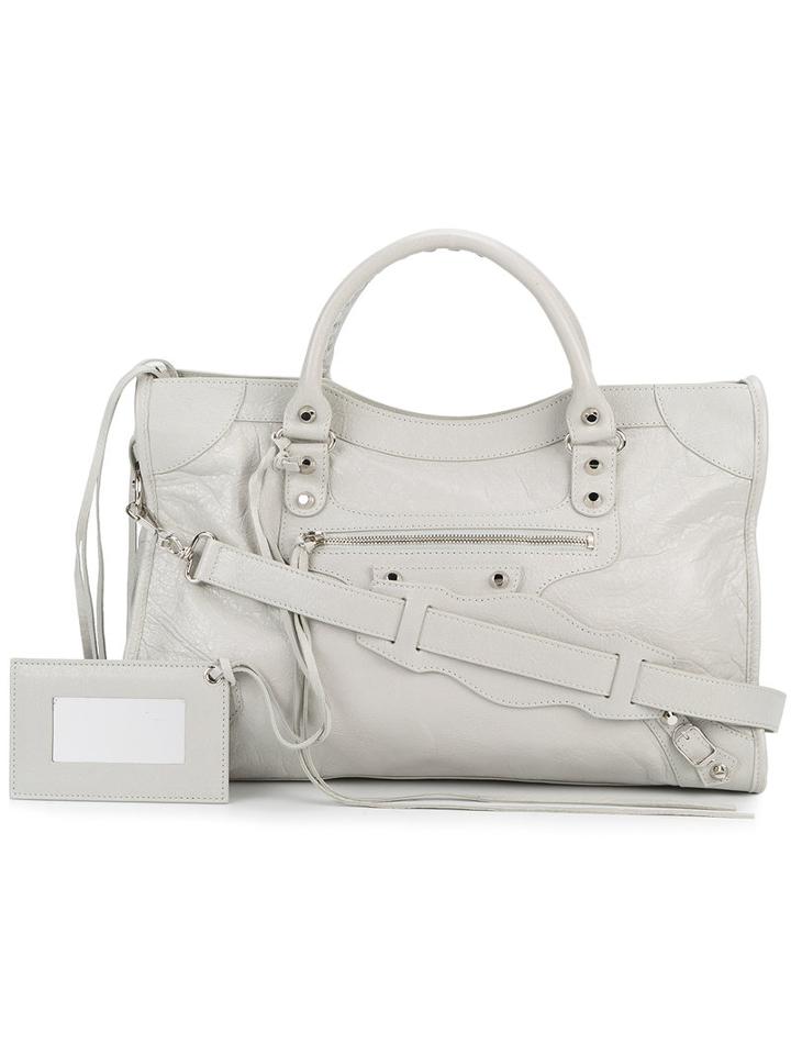 Balenciaga - Classic City Shoulder Bag - Women - Leather - One Size, Grey, Leather