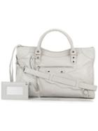 Balenciaga - Classic City Shoulder Bag - Women - Leather - One Size, Grey, Leather