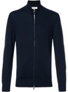 Brunello Cucinelli Zipped Cardigan, Men's, Size: 52, Blue, Cotton