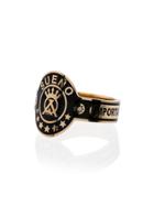 Foundrae 18k Yellow Gold Dream Cigarband Diamond Ring