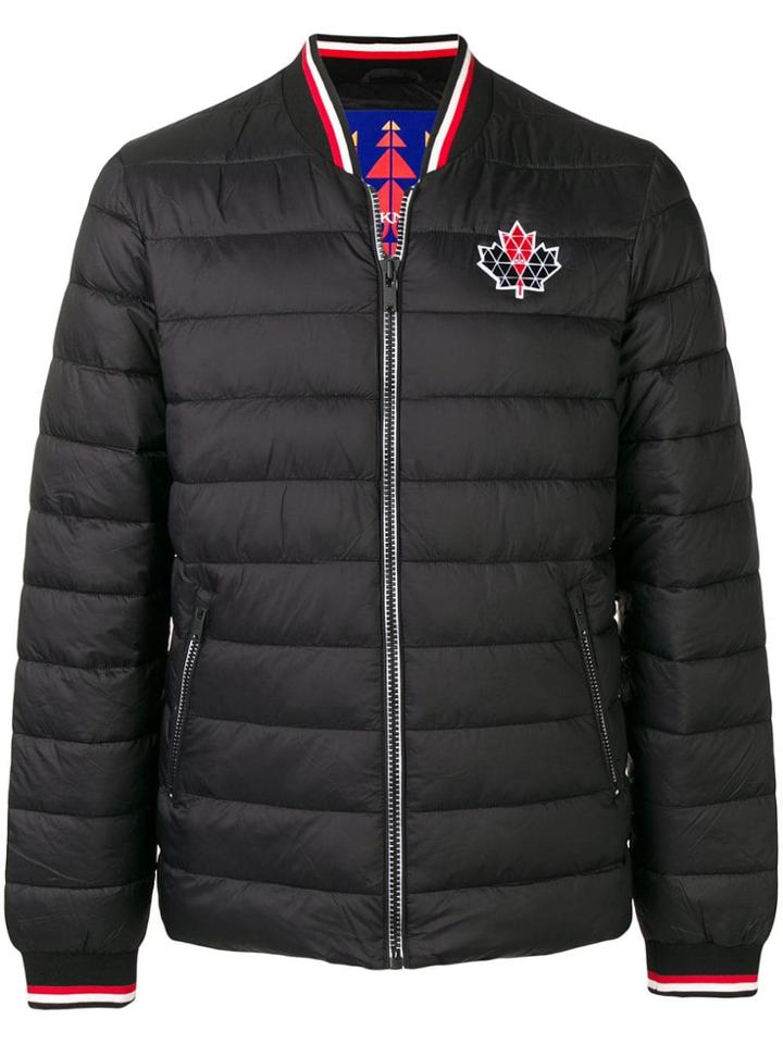 Moose Knuckles Zipped Padded Jacket - Black