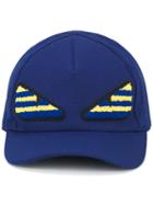 Fendi Bag Bug Cap, Men's, Size: Large, Blue, Cotton