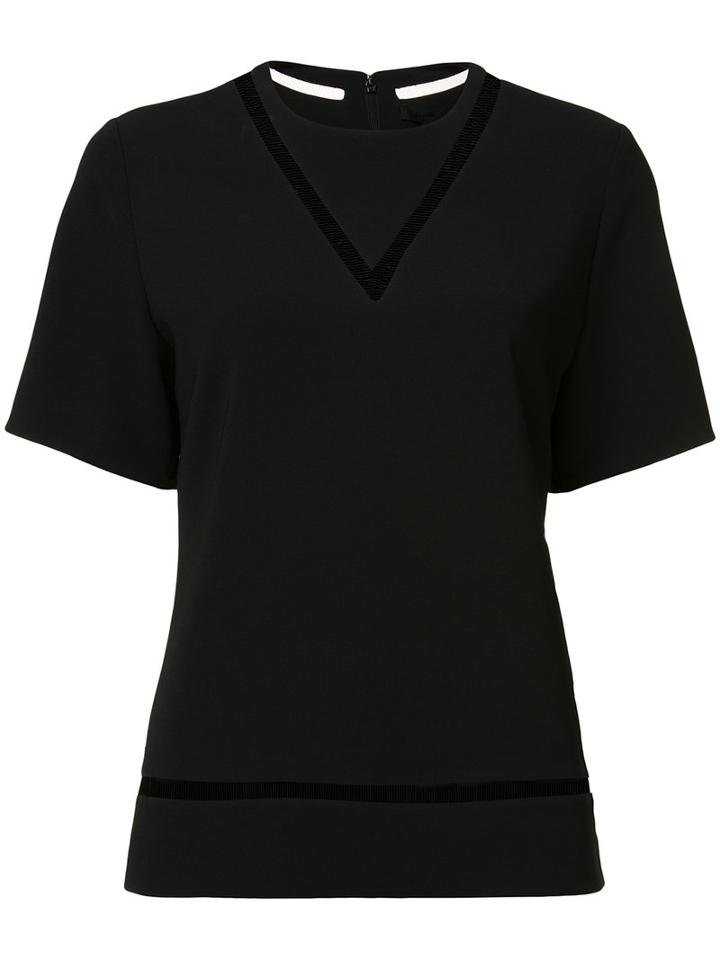Alexander Wang Fishing Line Boxy T-shirt, Women's, Size: 6, Black, Triacetate/polyester
