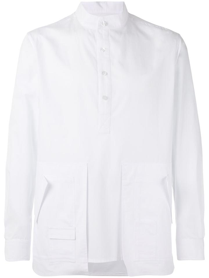 Letasca - Oversized Pocket Shirt - Men - Cotton - L, White, Cotton