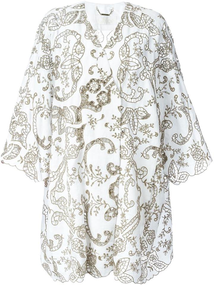 Chloé Embroidered Coat
