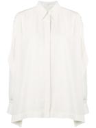 Victoria Beckham Scarf Detail Shirt - White