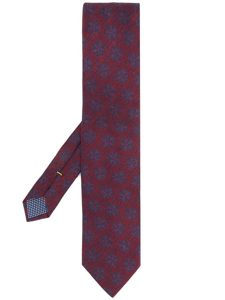 Eton All-over Print Tie - Purple