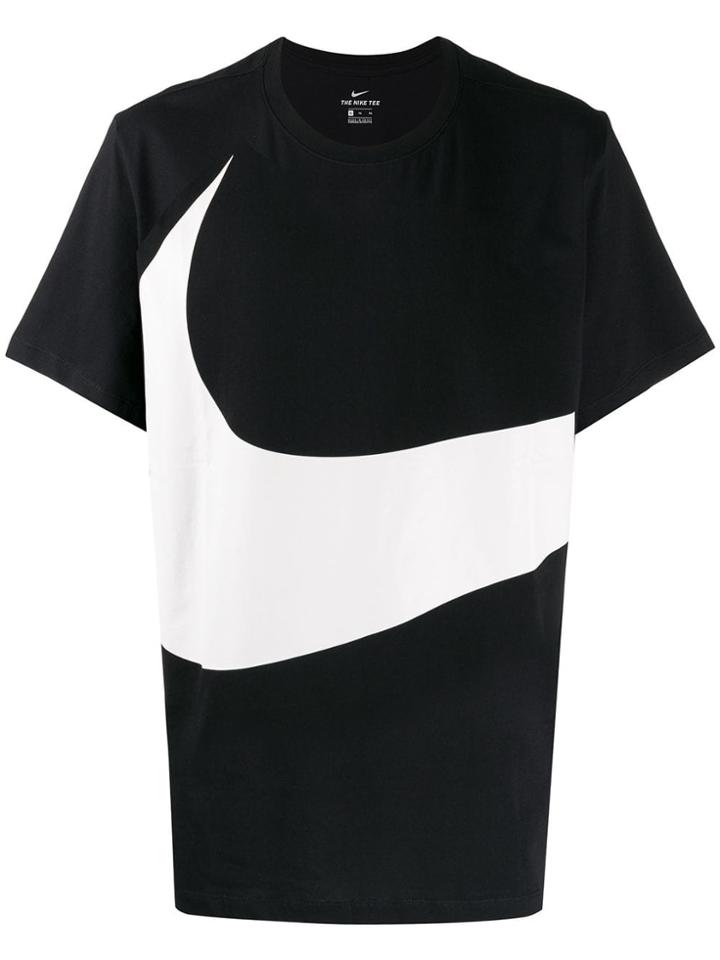 Nike Oversized Logo Print T-shirt - Black