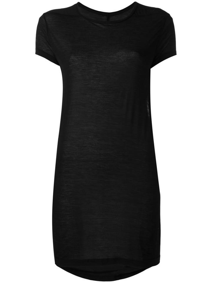 Longline T-shirt - Women - Cotton - M, Black, Cotton, Rick Owens Drkshdw