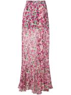 Raquel Diniz St Tropez Print Maxi Skirt - Pink