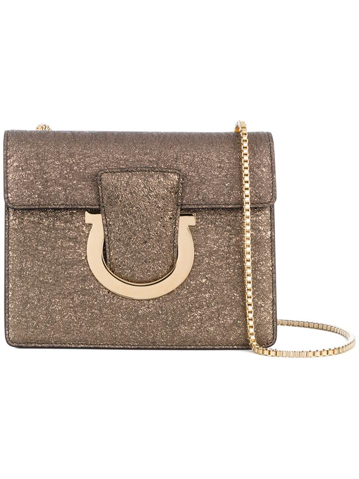 Salvatore Ferragamo Thalia Shoulder Bag - Metallic