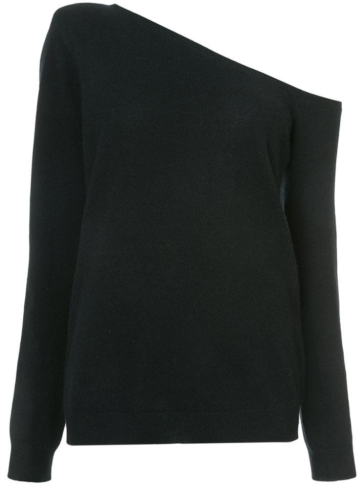 Rta Asymmetric Shoulder Jumper - Black
