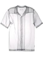 Cmmn Swdn Silk Striped Shirt - Grey