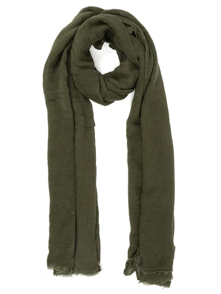 Rick Owens Fringed Scarf - Green