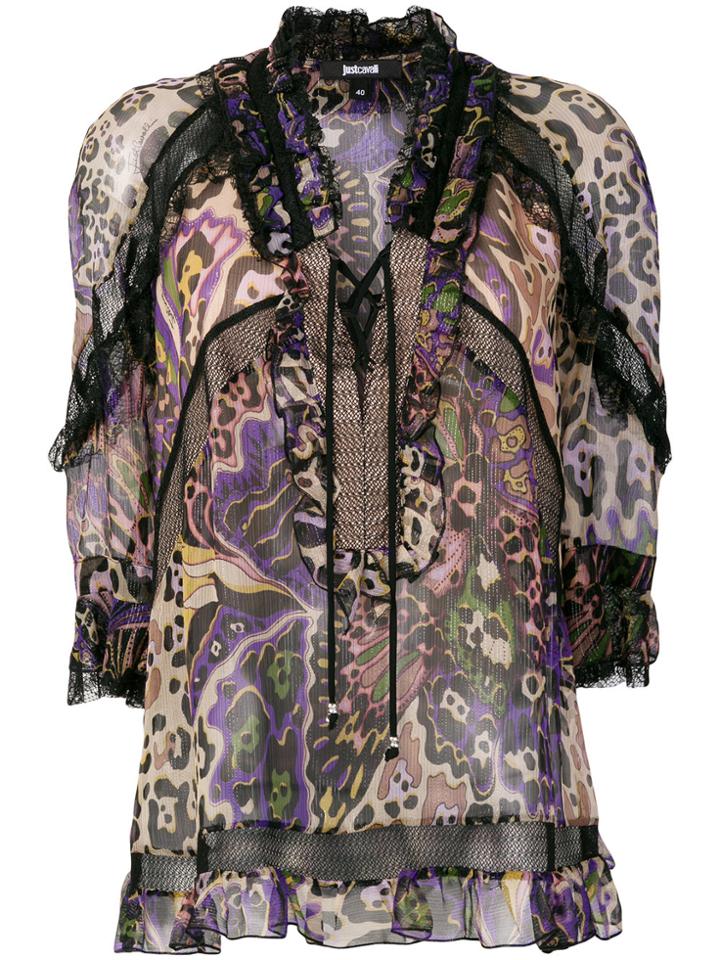 Just Cavalli Patterned Blouse - Multicolour