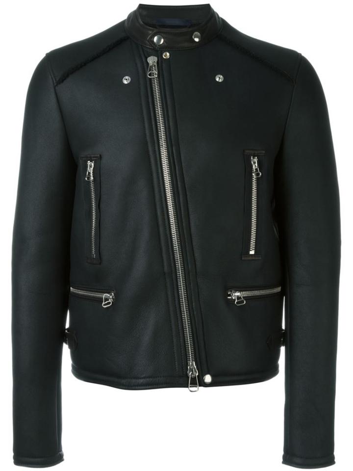 Lanvin Round Neck Biker Jacket