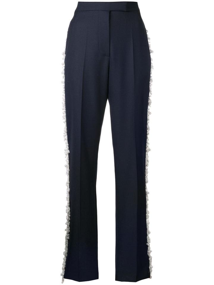 Christopher Kane Pearl Tailored Trouser - Blue
