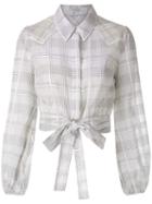 Nk Country Jin Checked Shirt - White
