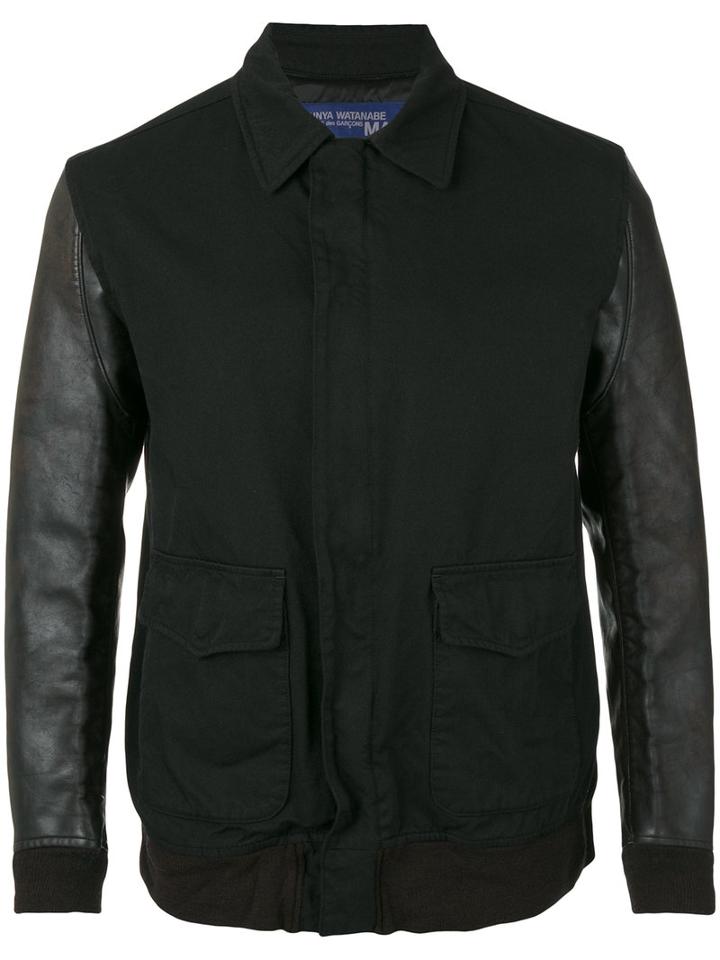 Junya Watanabe Comme Des Garçons Man - Cargo Pocket Jacket - Men - Cotton/acrylic/polyester/polyurethane Resin - M, Black, Cotton/acrylic/polyester/polyurethane Resin