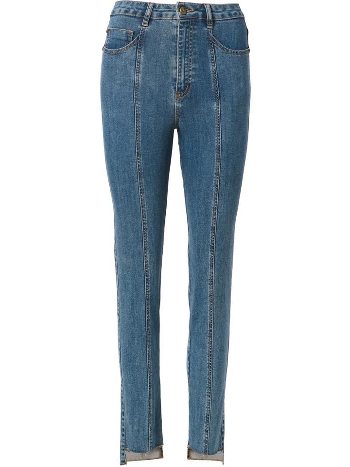 Talie Nk Skinny Jeans, Women's, Size: 36, Blue, Cotton/spandex/elastane