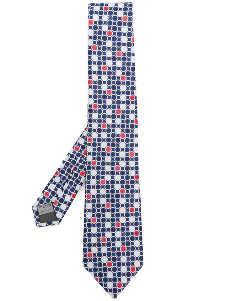 Canali Polka Dot Tie - Blue