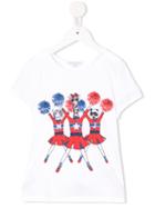 Little Marc Jacobs Cheerleader Print T-shirt, Girl's, Size: 10 Yrs, White