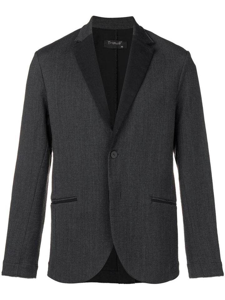 Transit Long Sleeved Blazer - Grey