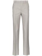 Gmbh Tailored Wool Trousers - Grey