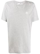 Adidas Trefoil-logo Oversize T-shirt - Grey