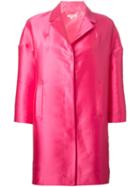 P.a.r.o.s.h. 'polk' Coat, Women's, Size: Medium, Pink/purple, Silk/polyester