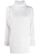 Lorena Antoniazzi Knit Panel Jumper - Neutrals