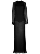 Nk Ruched Details Dress - Black