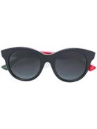 Gucci Eyewear Round Frame Classic Sunglasses - Black