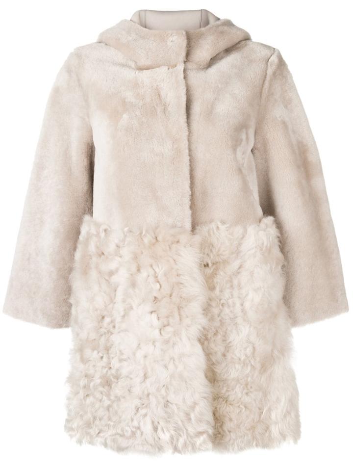 Drome Hooded Coat - Neutrals