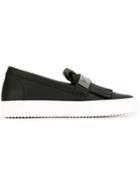 Giuseppe Zanotti Design Medusa Fringed Slip-on Sneakers