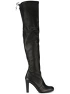 Stuart Weitzman Highland Boots, Women's, Size: 36.5, Black, Leather/rubber