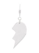 Mm6 Maison Margiela Broken Heart Earring - Silver