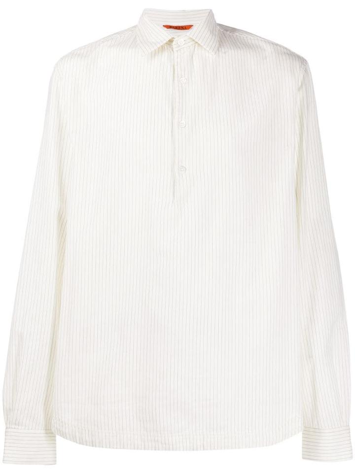 Barena Slim Fit Buttoned Shirt - White