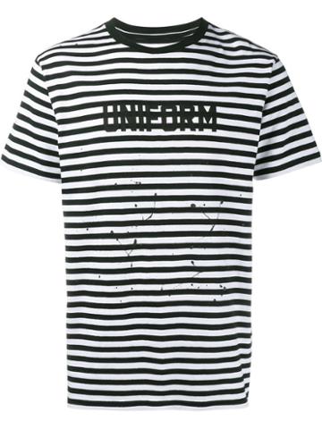 Uniform Experiment Striped T-shirt