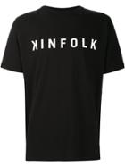 Kinfolk Logo Print T-shirt - Black