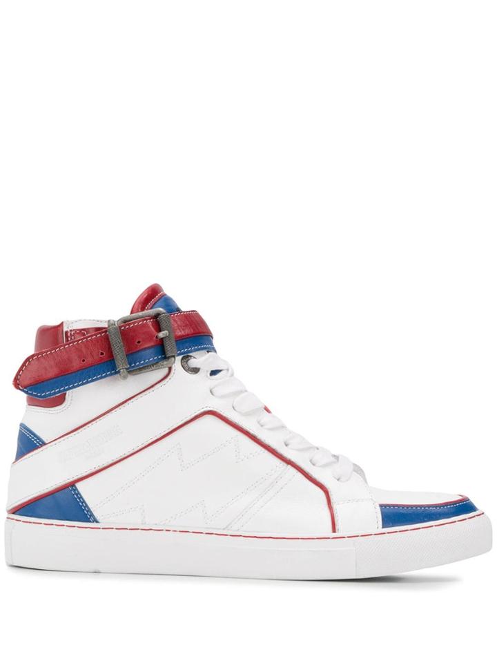 Zadig & Voltaire Fashion Show Mid-top Sneakers - White