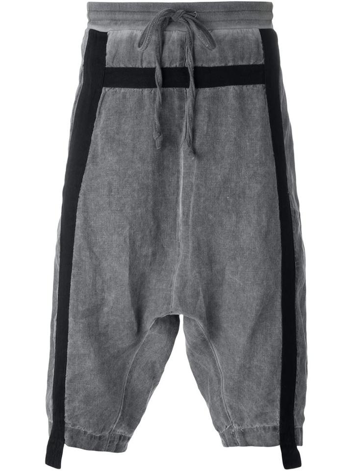 Rooms By Lost And Found Drop Crotch Track Shorts