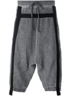 Rooms By Lost And Found Drop Crotch Track Shorts