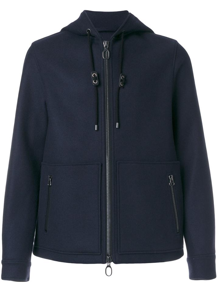 Lanvin Zipped Hooded Jacket - Blue