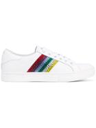 Marc Jacobs Striped Sneakers - White