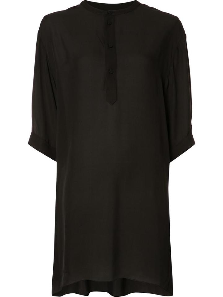 Creatures Of The Wind Classic Flared Tunic, Women's, Size: 8, Black, Silk