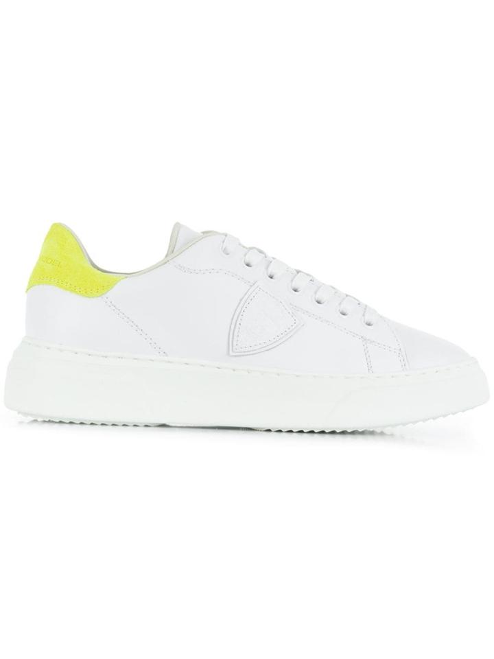 Philippe Model Low Top Trainers - White