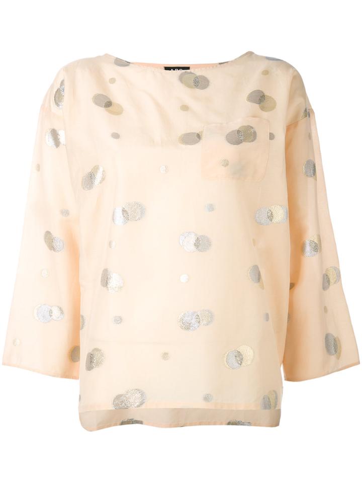 A.p.c. Fil Coupé Top - Nude & Neutrals