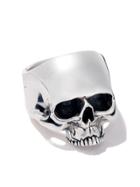 The Great Frog Jawless Medium Anatomical Skull Ring - Silver